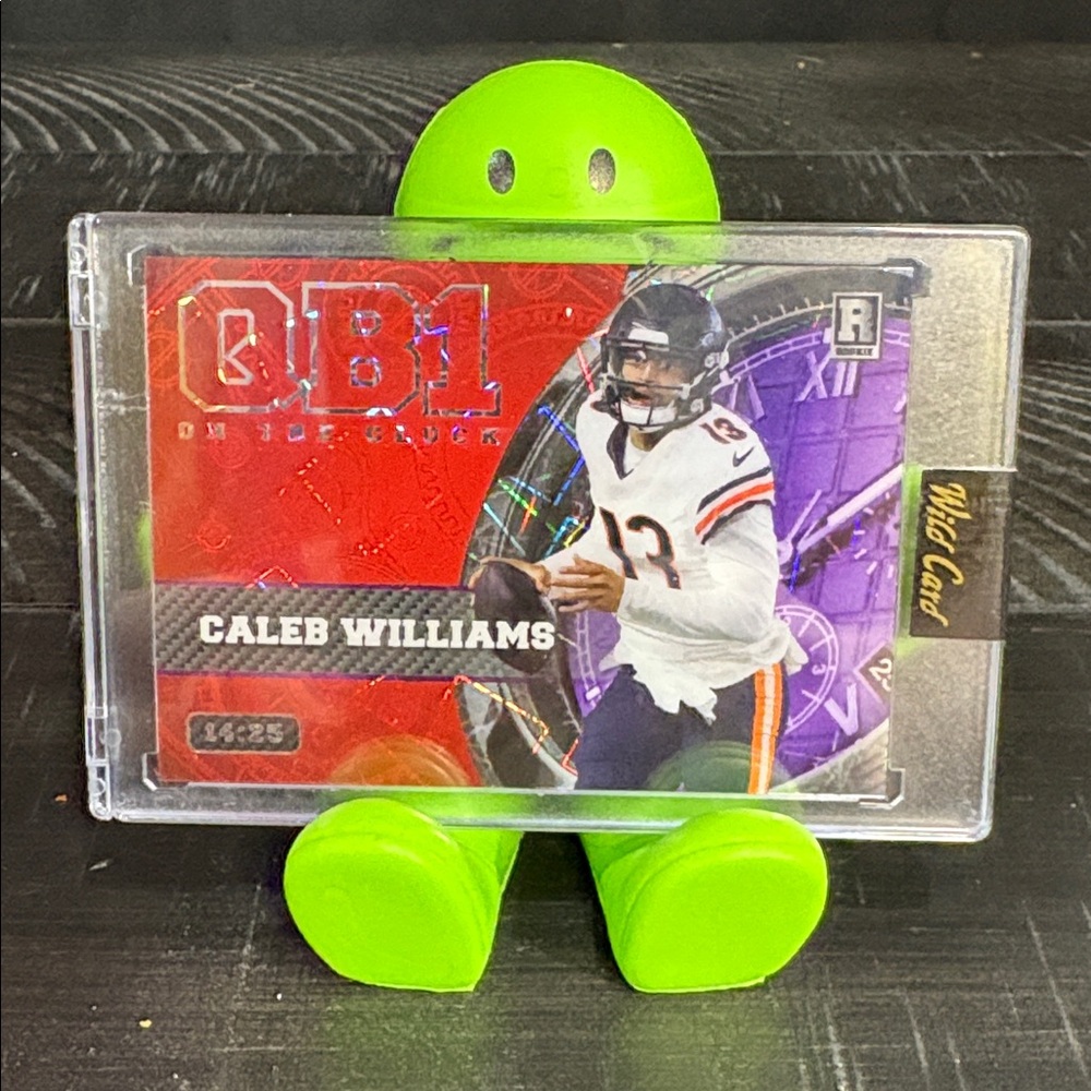 Caleb Williams QB1 On The Clock Rookie Card